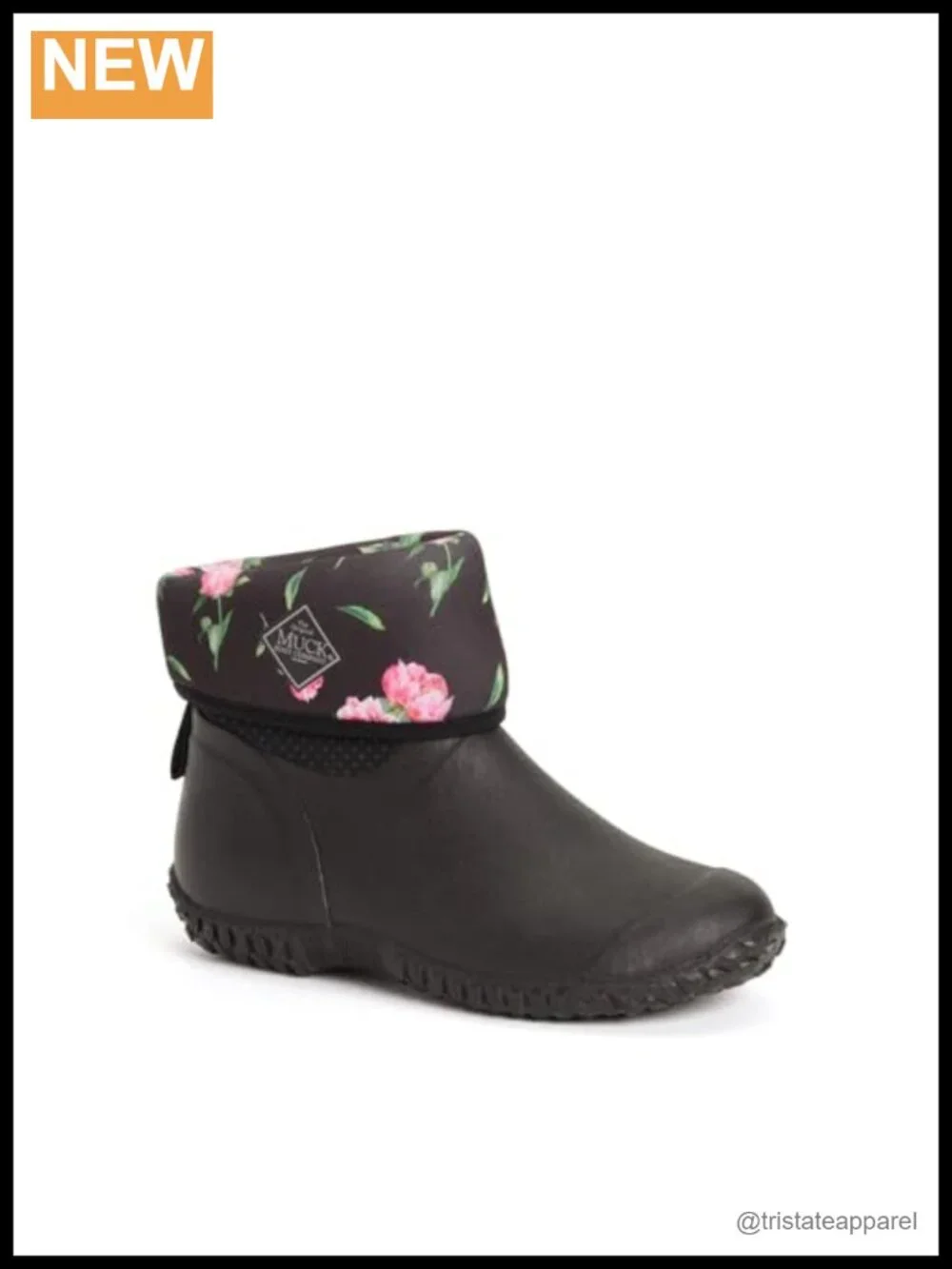 Women's Mid-Calf Pull-On Ankle Boots, Water Resistant Rubber Cupsole, Round